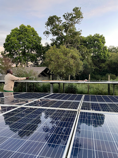 Solar panel installation